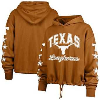 Women's '47 Texas Orange Texas Longhorns Starry Eyed Venice Pullover Hoodie