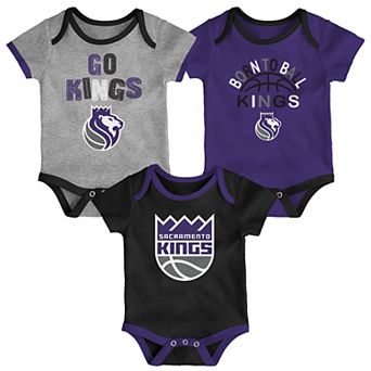 Newborn & Infant Outerstuff Sacramento Kings Born To Ball 3-Pack Bodysuit Set