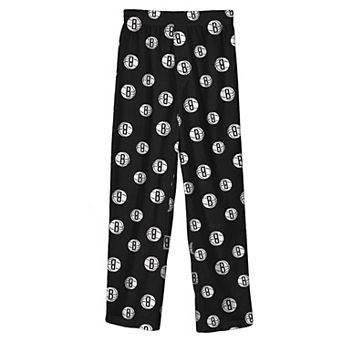 Youth Outerstuff Black Brooklyn Nets Printed Pajama Pants
