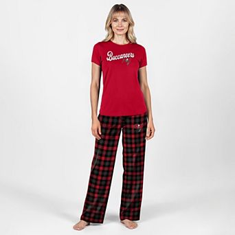 Women's Concepts Sport Red Tampa Bay Buccaneers Highland Sleep Set