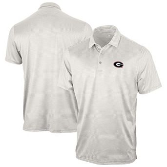 Men's Antigua Gray Georgia Bulldogs Eager Polo