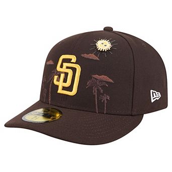 Men's New Era Brown San Diego Padres City Icon Pin 59FIFTY Fitted Hat