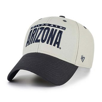 Unisex '47 Gray/Black Arizona Wildcats Half Block Text MVP Adjustable Hat