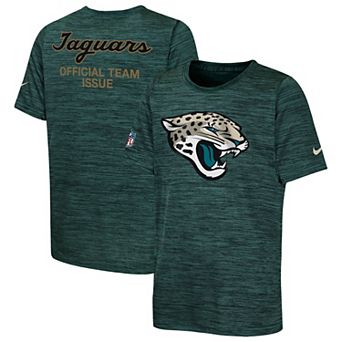 Youth Nike Teal Jacksonville Jaguars 2026 Rivalries Collection Sideline Velocity T-Shirt