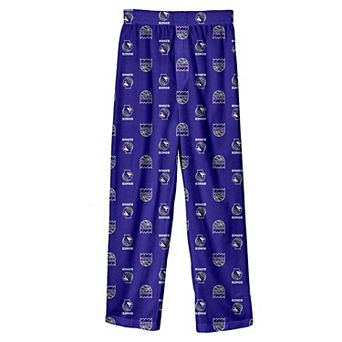 Youth Outerstuff Purple Sacramento Kings Printed Pajama Pants