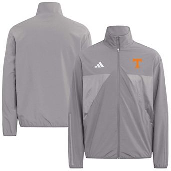 Men's adidas Gray Tennessee Volunteers House Of Tiro Full-Zip Woven Track Top