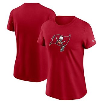 Women's Nike Red Tampa Bay Buccaneers Primary Logo T-Shirt