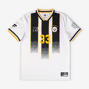 Men's Fanatics White Pittsburgh Steelers Football x Football V-Neck Fan Top