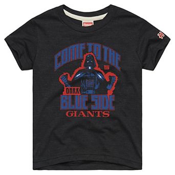 Toddler Homage Charcoal New York Giants NFL x Star Wars Dark Side Tri-Blend T-Shirt
