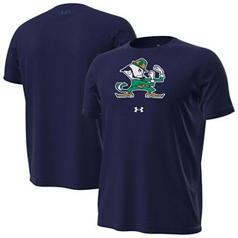 Men's Under Armour Navy Notre Dame Fighting Irish Core Tech Stretch T-Shirt