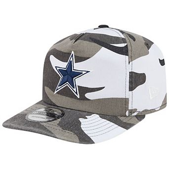 Men's New Era Camo Dallas Cowboys Washed Camo Adjustable Hat