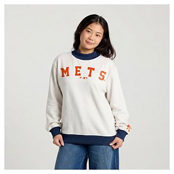 Women's Fanatics Cream New York Mets Sweatshirt