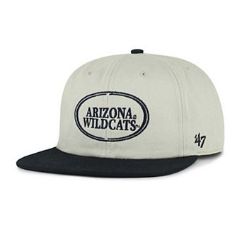 Unisex '47 Gray/Black Arizona Wildcats Ovalcrest Captain Snapback Hat