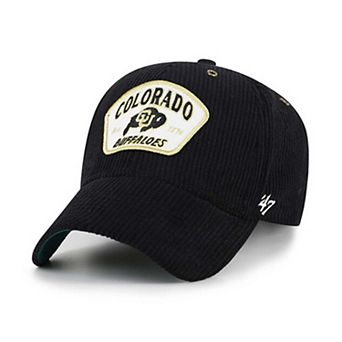 Unisex '47 Black Colorado Buffaloes Accordia Corduroy MVP Adjustable Hat