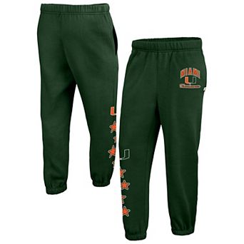 Women's '47 Dark Green Miami Hurricanes Seeing Stars Venice Jogger Pants