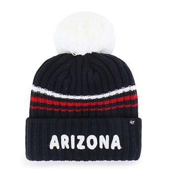 Women's '47 Navy Arizona Wildcats Seasonal Fuzzy Script Big Pom Knit Hat