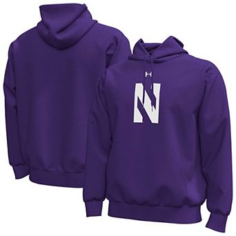 Men's Under Armour Purple Northwestern Wildcats Core Icon Fleece Pullover Hoodie