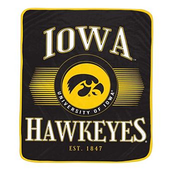 Pegasus Iowa Hawkeyes Spotlight Arch 60" x 70" Ultra Soft Throw Blanket
