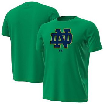 Men's Under Armour Kelly Green Notre Dame Fighting Irish Core Tech Stretch T-Shirt