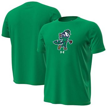 Men's Under Armour Kelly Green Notre Dame Fighting Irish Golf Leprechaun Core Tech Stretch T-Shirt