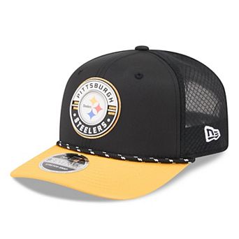 Men's New Era Black Pittsburgh Steelers Game 9SEVENTY Adjustable Hat
