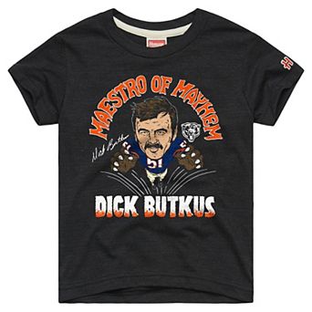 Youth Homage Dick Butkus Chicago Bears Charcoal Retired Greats T-Shirt