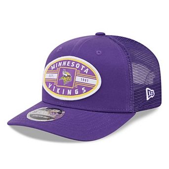Men's New Era Purple Minnesota Vikings Collegiate 9SEVENTY Trucker Hat