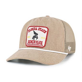 Unisex '47 Khaki Florida State Seminoles Cordlandia Hitch Adjustable Hat