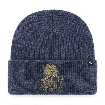 Unisex '47 Navy Georgia Tech Yellow Jackets Brain Freeze Cuff Knit Hat