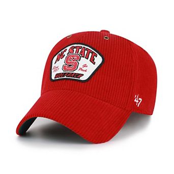 Unisex '47 Red NC State Wolfpack Accordia Corduroy MVP Adjustable Hat