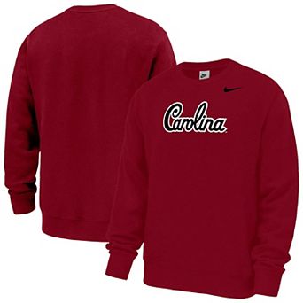 Men's Nike Garnet South Carolina Gamecocks School Logo Club Fleece Sweatshirt