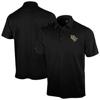 Men's Antigua Black UCF Knights Unshakeable Solid Polo