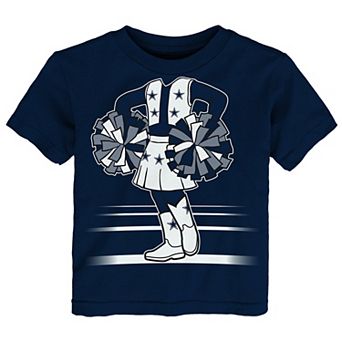 Girls Toddler Outerstuff Navy Dallas Cowboys Game Fit T-Shirt