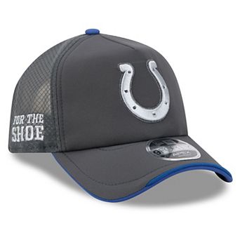 Men's New Era Anthracite Indianapolis Colts 2026 Rivalries Collection 9FORTY Apex Adjustable Hat