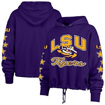 Women's '47 Purple LSU Tigers Starry Eyed Venice Pullover Hoodie