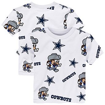 Toddler Outerstuff White Dallas Cowboys Mascot Play T-Shirt