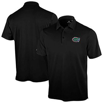 Men's Antigua Black Florida Gators Unshakeable Solid Polo