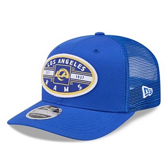 Men's New Era Royal Los Angeles Rams Collegiate 9SEVENTY Trucker Hat