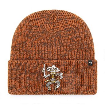 Unisex '47 Brown Wyoming Cowboys Brain Freeze Cuff Knit Hat