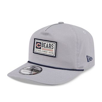 Men's New Era Gray Chicago Bears Patch 19TWENTY Adjustable Hat