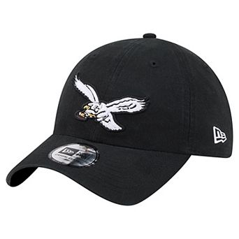 Women's New Era Black Philadelphia Eagles Throwback Casual Classic Adjustable Hat