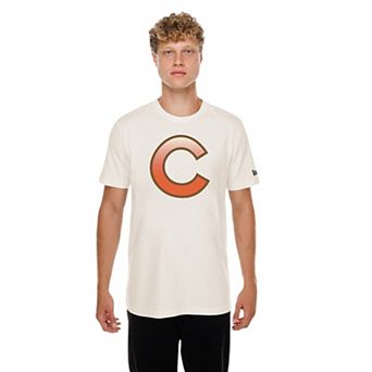 Men's New Era Natural Chicago Cubs Pumpkin Spice T-Shirt