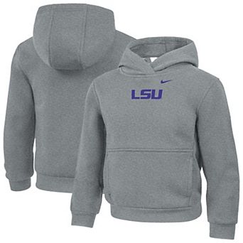 Preschool Nike Gray LSU Tigers Core Hoodie