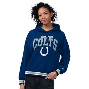 Women's Starter Royal Indianapolis Colts Home Plate Hoodie