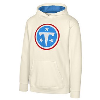 Youth Outerstuff Natural Tennessee Titans Prime Pullover Hoodie