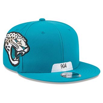 Men's New Era Teal Jacksonville Jaguars 2026 Rivalries Collection Fan Pack Helmet 9FIFTY Snapback Hat