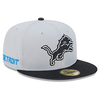 Men's New Era Gray Detroit Lions 2026 Rivalries Collection 59FIFTY Fitted Hat