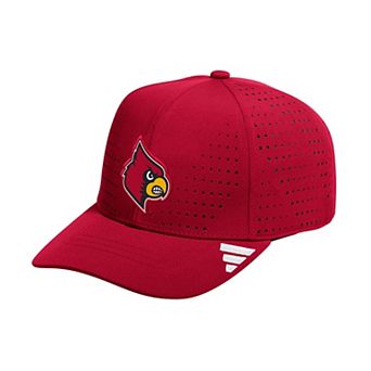 Men's adidas Red Louisville Cardinals Inline Adjustable Hat