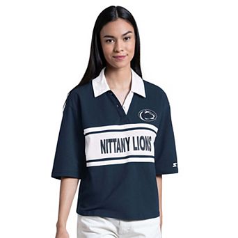 Women's Starter Navy Penn State Nittany Lions Outfielder Polo