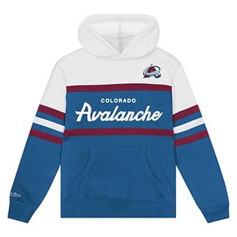 Toddler Mitchell & Ness Blue Colorado Avalanche Head Coach Hoodie